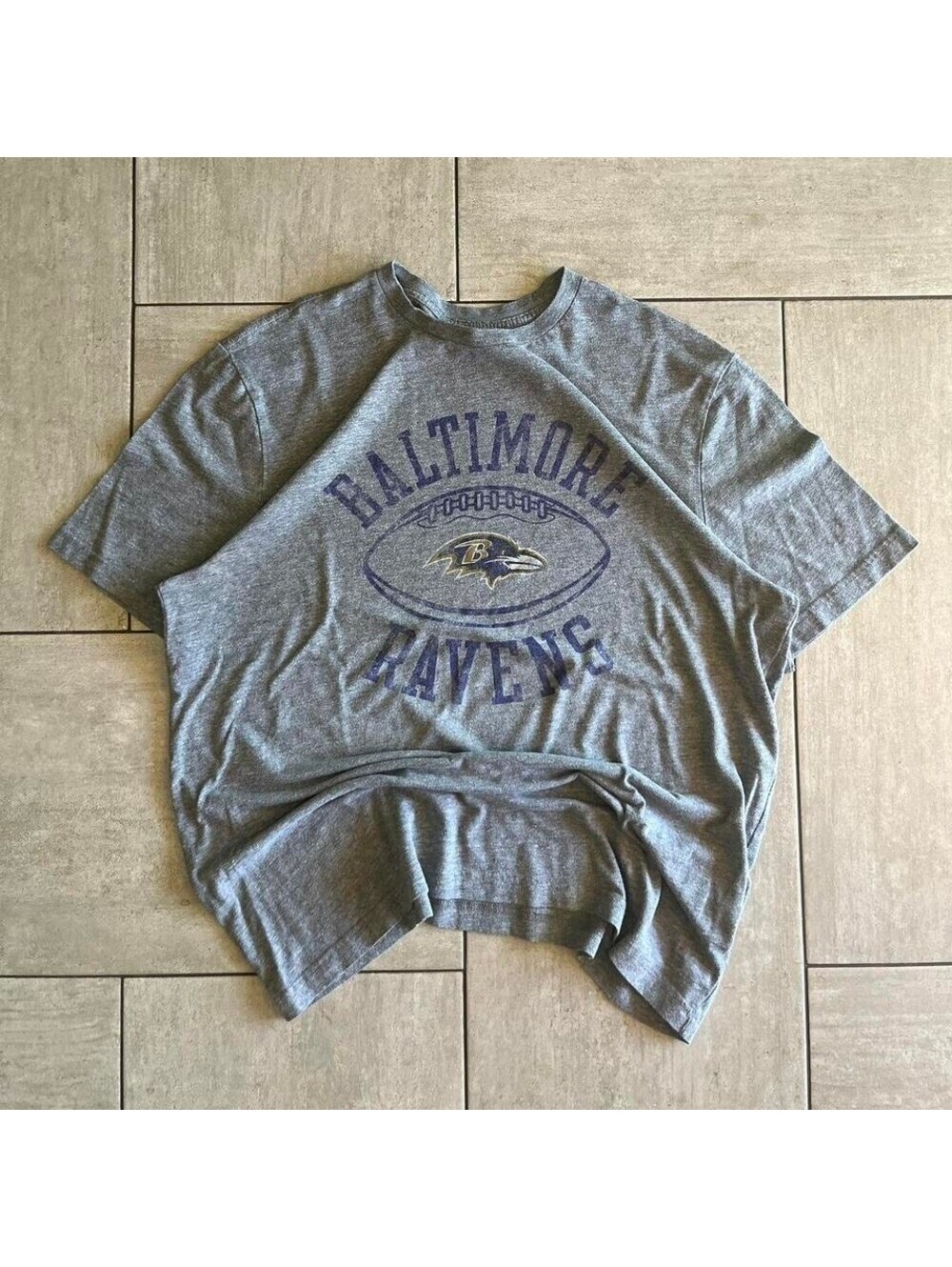 Grey Baltimore Ravens NFL Majestic Threads T-Shirt  #NFL #Ravens